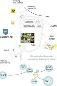 a map of the site of the new building at Apartment Ferienhüsli by Interhome in Siglistorf