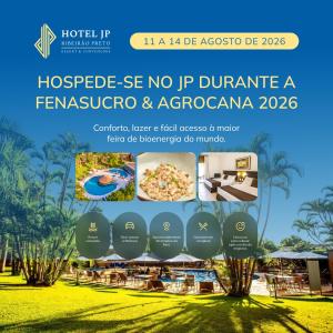 a poster for hosse no ip durante a fenuguay at Hotel JP Ribeirão Preto Resort & Convenções by Nacional Inn in Ribeirão Preto