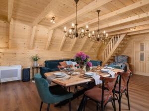 a dining room with a table and chairs at Chalet Ivica by Interhome in Sveti Rok
