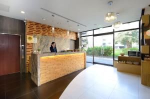 Vstupní hala nebo recepce v ubytování 綺樂文旅 康定館 Le Room Hotel Kangding