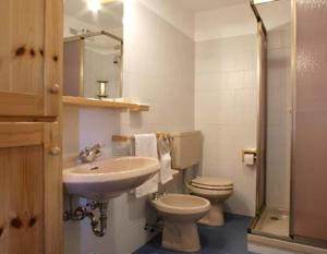 Koupelna v ubytování Hotel Garni Gonzaga