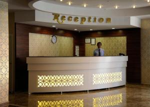 The lobby or reception area at Mesnevi Hotel