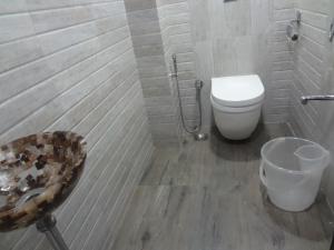 Koupelna v ubytování Hotel Sapna