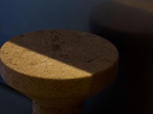 a close up of a stool with a shadow on it at SMART PLACE iNN Hakata-Gion in Fukuoka +33 photos