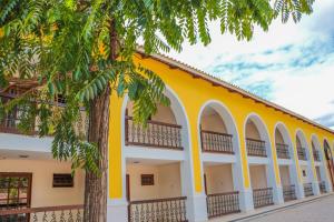 O edifício em que o hotel se localiza