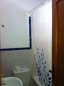 Koupelna v ubytování Hostal El Espinel