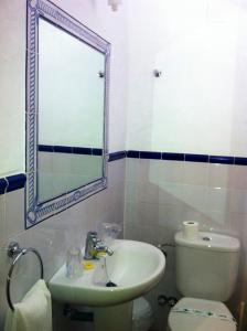 Koupelna v ubytování Hostal El Espinel