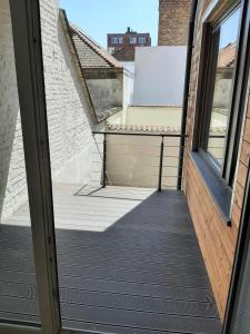 a view from the door of a balcony at APP Amsterdamstr glv in Ostend