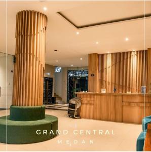 a lobby of a grand central melbourne melbourne melbournevelt at Grand Central Medan in Medan