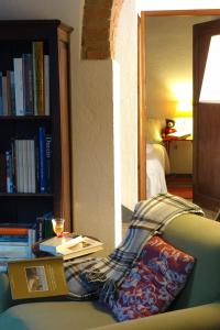 A seating area at Fattoria Casa Sola