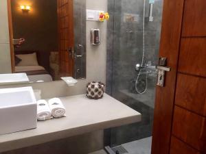Kopalnica v nastanitvi Hotel Heladiv