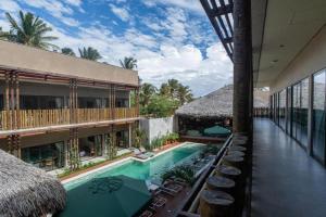 an image of a resort with a swimming pool at Be Caju Hotel in Barra Grande