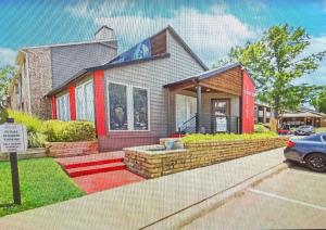 a rendering of a house with a car parked outside at Cute 1bdr that sleep 4 minutes from ATT Stadium in Arlington
