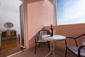 Balkón nebo terasa v ubytování Guest House Mamut