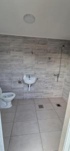 a bathroom with a sink and a toilet at Pridvorica in Gacko