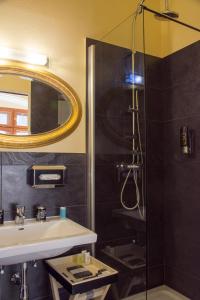Koupelna v ubytování Seehotel Grüner Baum