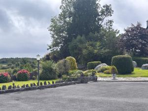 a garden with a lot of bushes and trees at Corrib View Villa - Guest Accomodation in Cong