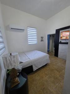 a bedroom with a bed and a window at Relax en el pueblo 1 in Fajardo