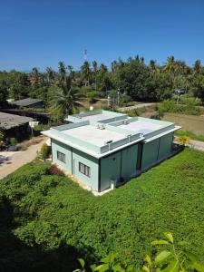 an overhead view of a building on a grass field at Tiffany Villa 2 in Ko Phangan