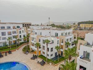 an aerial view of a city with buildings at Dominium Residence in Agadir