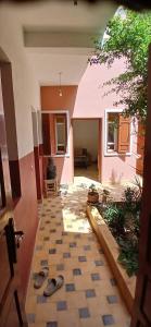 a view of a room with a house with a floor at mirleft in Mirleft