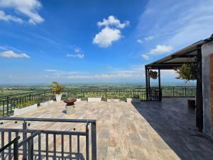 a view from the deck of a house at Chalet - ENCANTO - Donde la Tranquilidad tiene la mejor Vista in El Cerrito