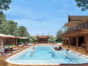 a rendering of a swimming pool at a resort at Navera Phuket - MGallery Collection in Surin Beach