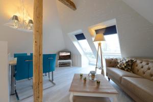 Posezení v ubytování Strandvilla Muschel
