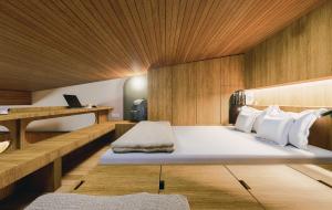 a bedroom with a bed in a room at Olympus Refuge D in Litochoro
