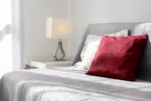 Posteľ alebo postele v izbe v ubytovaní Lavanda Dream Apartment