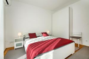 Posteľ alebo postele v izbe v ubytovaní Lavanda Dream Apartment