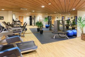 Fitnesscenter och/eller fitnessfaciliteter på Hotel Montafoner Hof