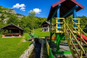 a playground with a colorful play structure at BB CHALET in Kolašin