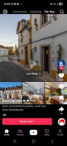 a collage of different pictures of a house at Love Tomar in Tomar