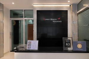 a display window of a luxury beach restaurant at Sunny Beach Residence in Jomtien Beach