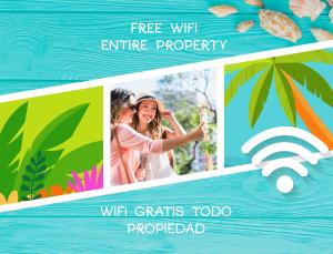 a collage of pictures with a photo of a woman at Tropicana Sol Caribe Beach Pool STUDIOS Los Corales Bavaro WiFi PARKING &SPA in Punta Cana