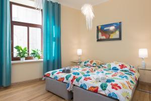 Posteľ alebo postele v izbe v ubytovaní Style4rent Apartament Kazimierz