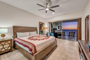 a bedroom with a bed and a view of the ocean at Sonoran Sky 1102 Luxury with Views! in Puerto Peñasco +67 photos