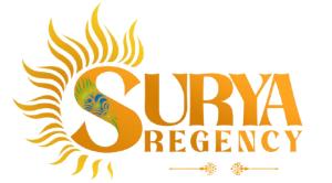 a logo for a curry agency with a peacock at Surya Regency in Kāshīpur