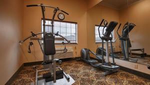 Fitness centrum a/nebo fitness zařízení v ubytování Best Western Plus New Caney Inn & Suites