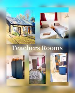 a collage of pictures of beds and rooms at Old Mill B&B in Magaliesburg +3 photos