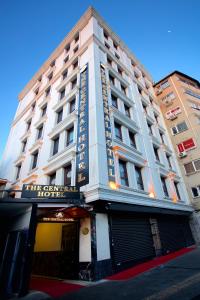 a hotel building with a sign on the front of it at The Central Hotel in Istanbul +17 photos