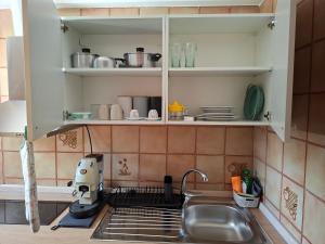 a kitchen with a sink and a mixer at B&B Campisi Anna in Altamura