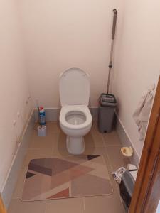 a bathroom with a toilet in a room at Nomad 114 in Balykchy +32 photos