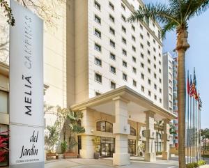 an exterior view of the mgm grand hotel and casino at Meliá Campinas in Campinas