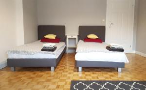 Posteľ alebo postele v izbe v ubytovaní Apartament Centrum Rynek