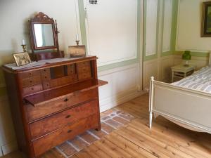 Postel nebo postele na pokoji v ubytování Thorstorps Gård B&B