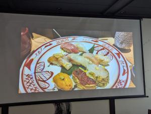 a picture of a plate of food on a table at Yuimaru EAST - 最大18名貸切OK in Kanazawa