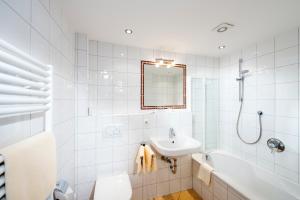 Koupelna v ubytování Hotel Walkner