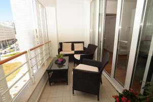 Balkón nebo terasa v ubytování Base Bridge Apartment - Zadar City Centre - Free parking